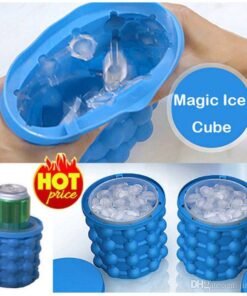 Ice Genie Magic Ice Cube Maker Genie Silicone Rubber Ice Tray Mold