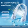 Portable Neck Fan Air Cooler & Purifier… Adjustable 3 Speed And Rechargeable 6 Hours Battery Timing
