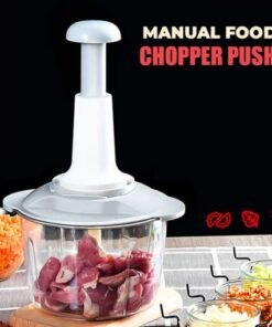 Manual Food Chopper Push For Vegetables & Meat